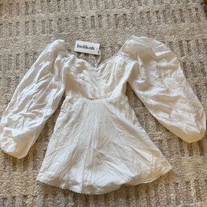 Selfie Leslie White Mini Dress